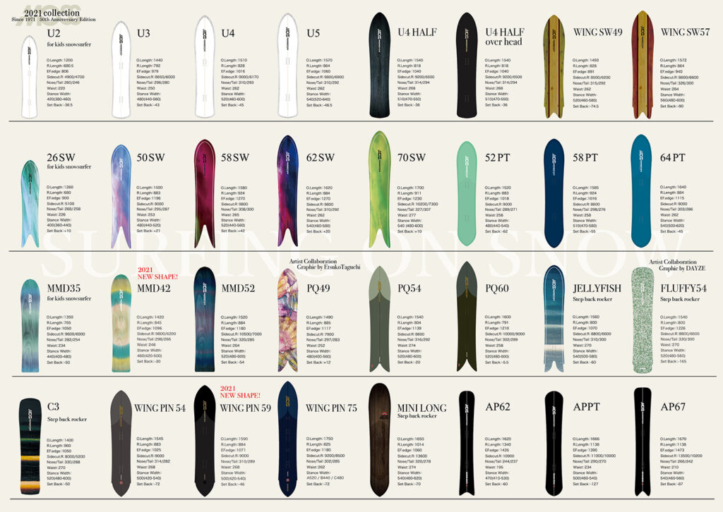 21-22 MOSS sw62【50th記念モデル】ボードカバー付き 【公式通販】