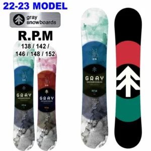 gray すばらし グレイ RPM Snow board 143-B